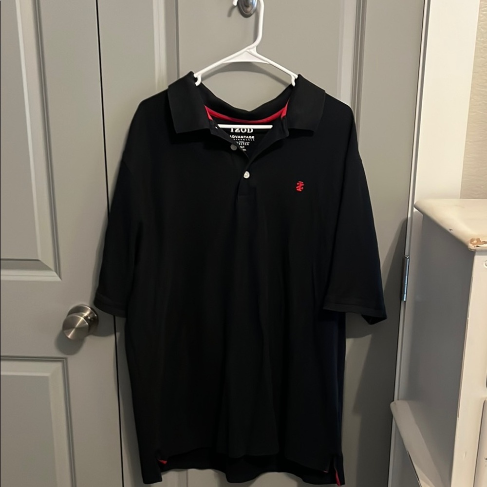 IZOD Men's Black Polo Shirt
